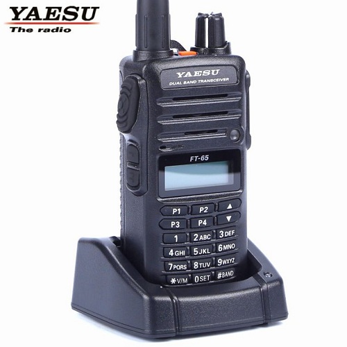 YAESU FT-65R – VHF/UHF 5W Dual Band FM Handheld Transceiver – Radio ...