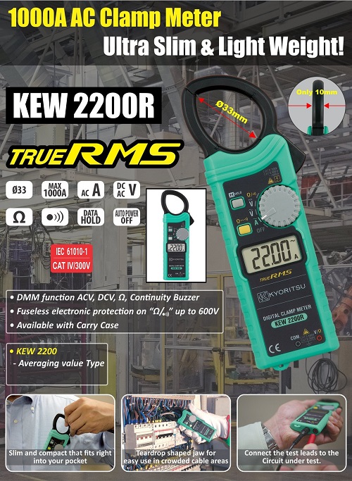 Kyoritsu Kew R Ac Digital Clamp Meter Radio Nusantara